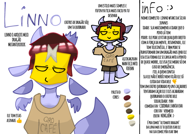 LINNO O AXOLOTE MEIO DRAGÃO MUTANTEKKKK