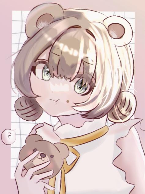 なっつの線画塗った