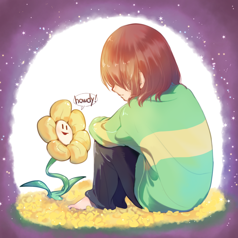 Flowey & Kris - ibisPaint