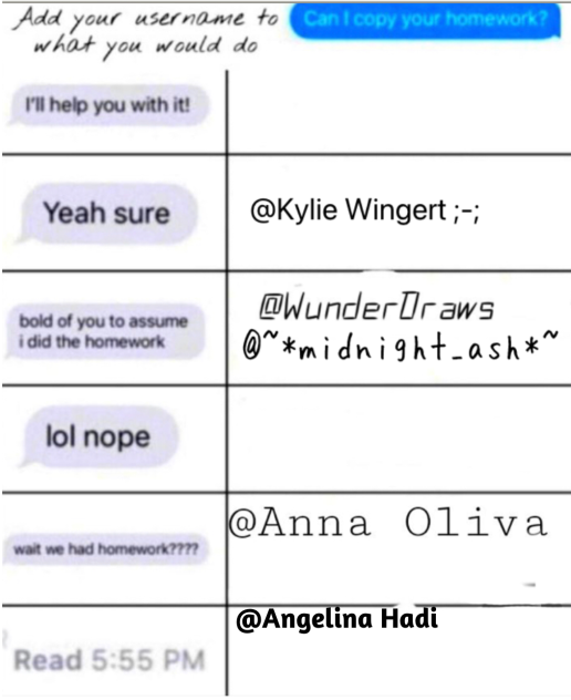 Can I copy ur homework