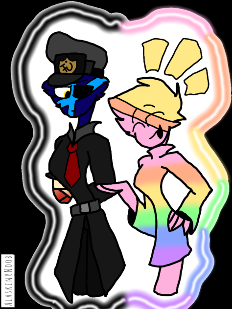 Opposites attract!
