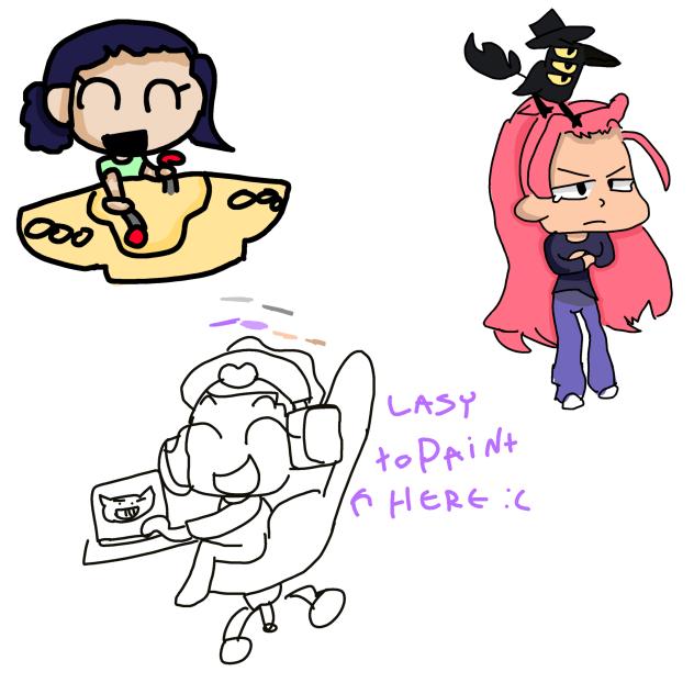 I am aint re drawing my drawing rn