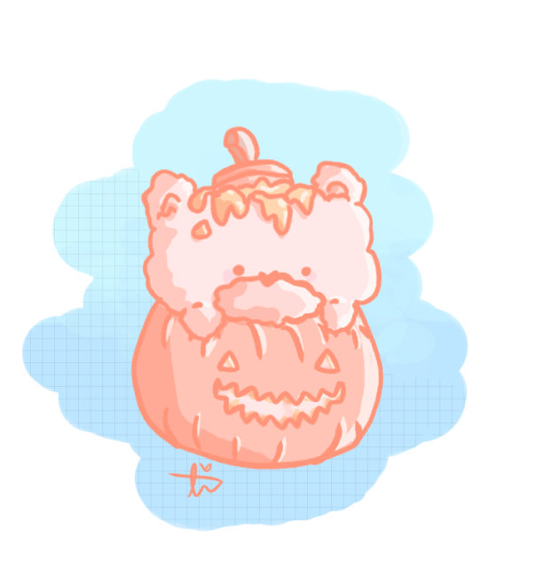 Pumpkin bear