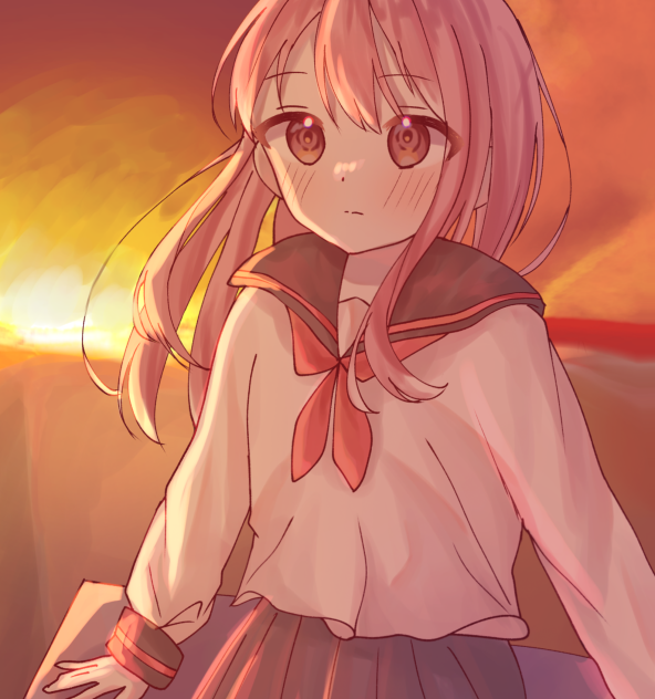 夕日