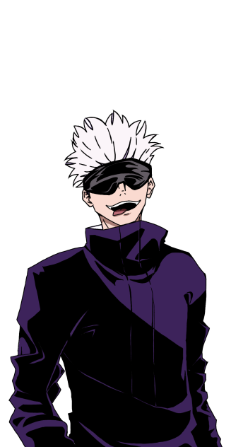 Digital art, Gojo Satoru