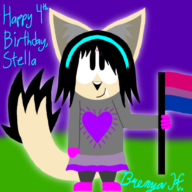 Happy 4th Birthday, Stella
