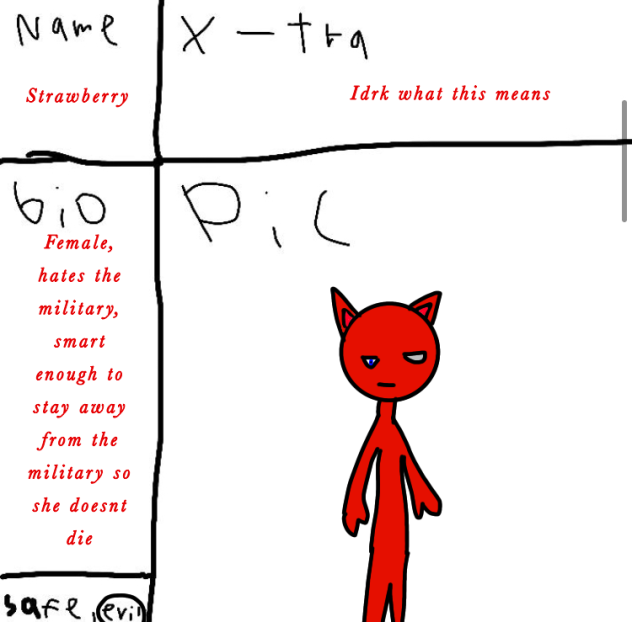 Signup sheet for Decontam’s comic