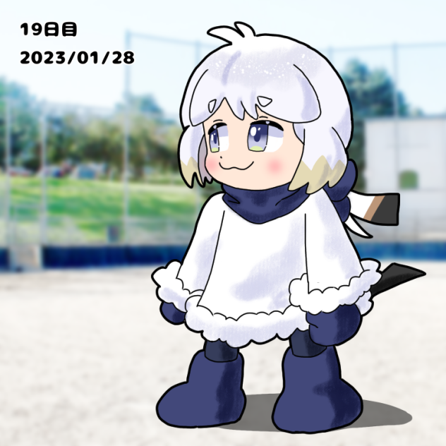 らくがきこまエナガちゃん