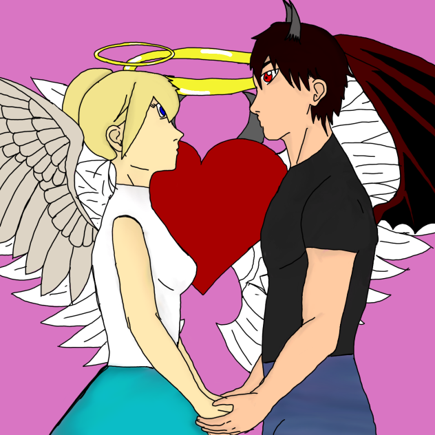 #Happy Valentine’s Day#demons&angels#LUV