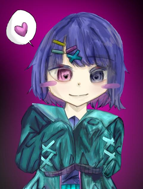 線画塗らせて頂きました✨