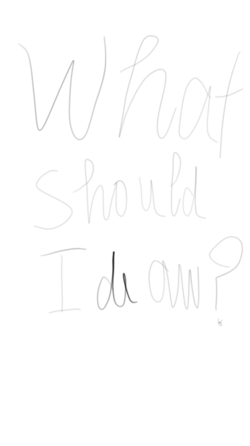 Wut should I draw