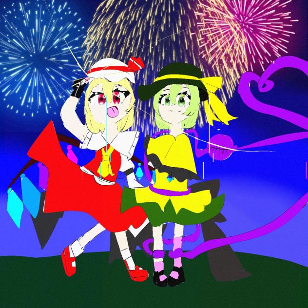 花火と宝石