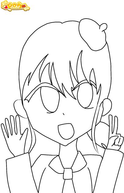 お絵描き研究用塗り絵！