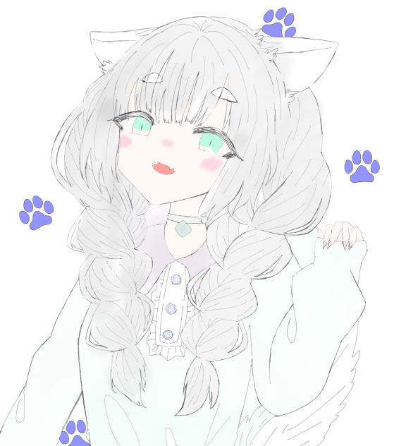 可愛い線画をお借りしました！