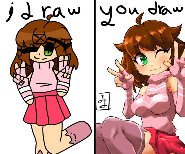 I draw you draw with Olivia Lervik