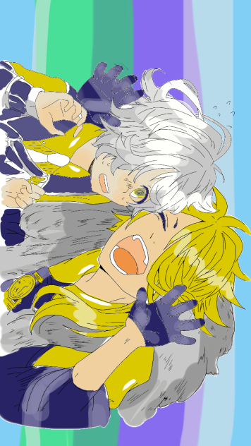 線画塗らせていただきました