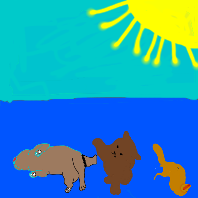 Cute animals - ibisPaint