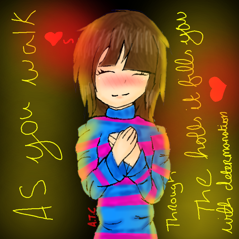 undertale frisk speedpaint - ibisPaint
