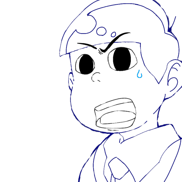 おそ松さん・塗り絵・(松野十四松！)Ver.2
