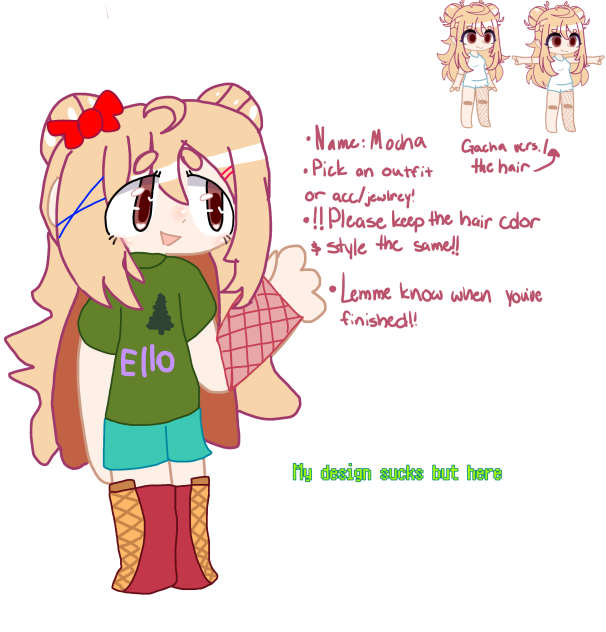 Redesigned mocha for Lydia - ibisPaint