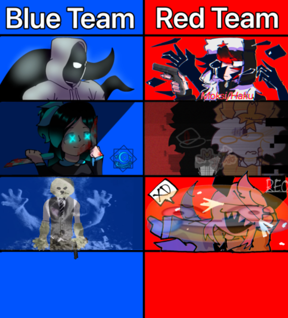 Red vs blue