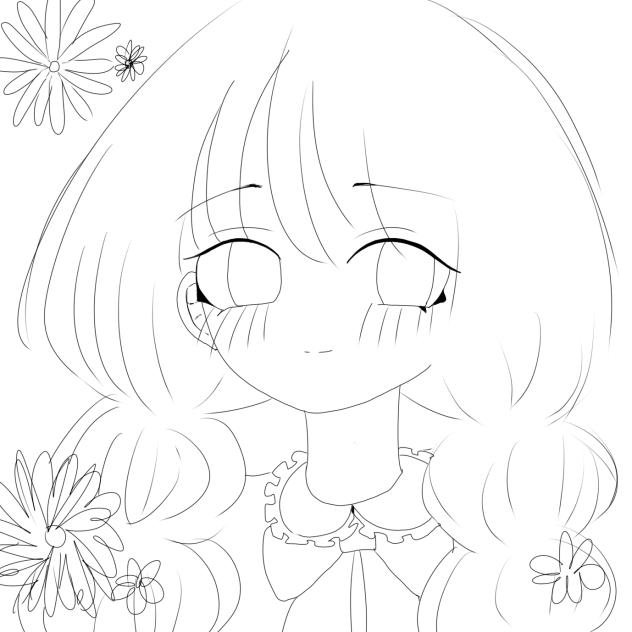 塗り絵　（色塗るのめんど、、、）くさくはないです