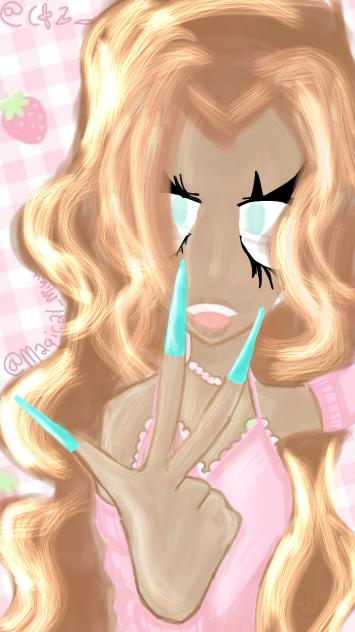 A cute gal I drew! X3