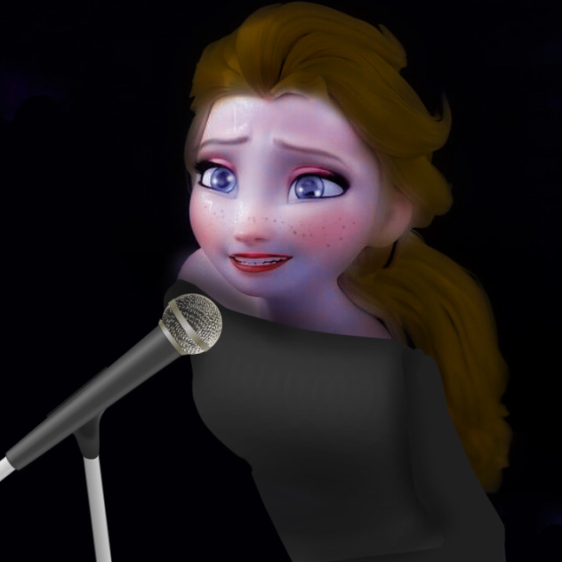 Elsa glow up as a singer!💖✨⭐️