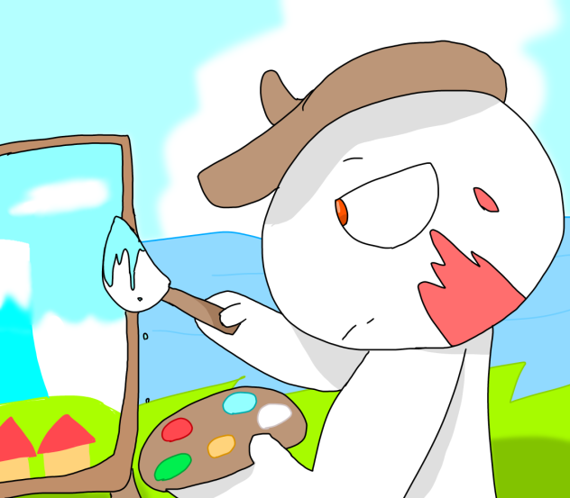絵を描いて