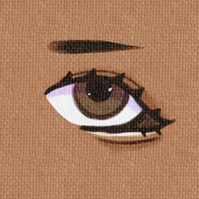 Cute kinda Gyaru eye