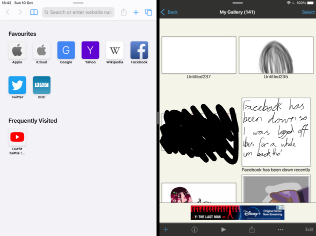 Found out how to do split screen