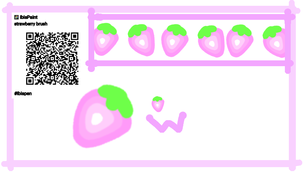 strawberry brush - ibisPaint