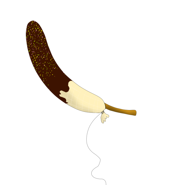 チョコバナナ風船