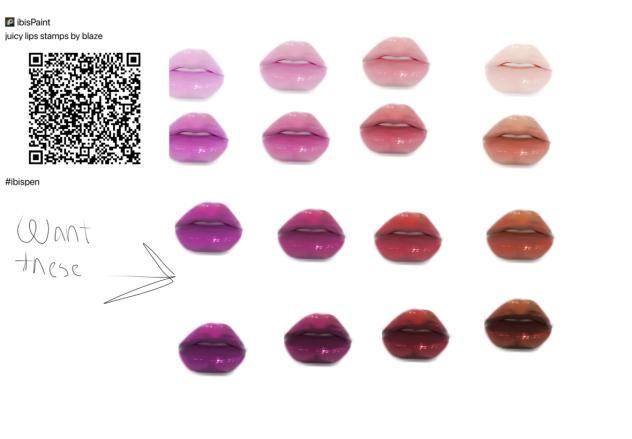 Get these juicy lips for your drawings