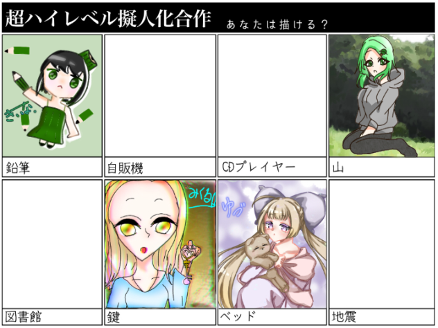 超ハイレベル擬人化合作 ✎