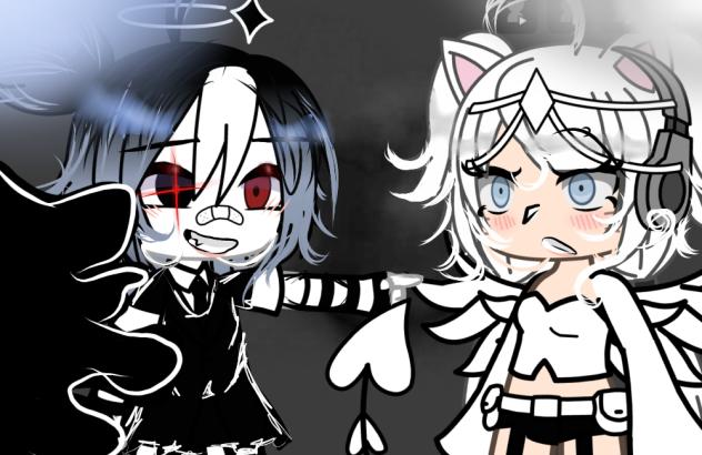 my oc and my backround carecterrr