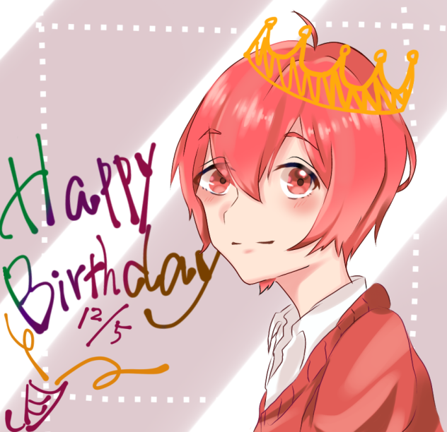 あほの坂田。さん 誕生絵