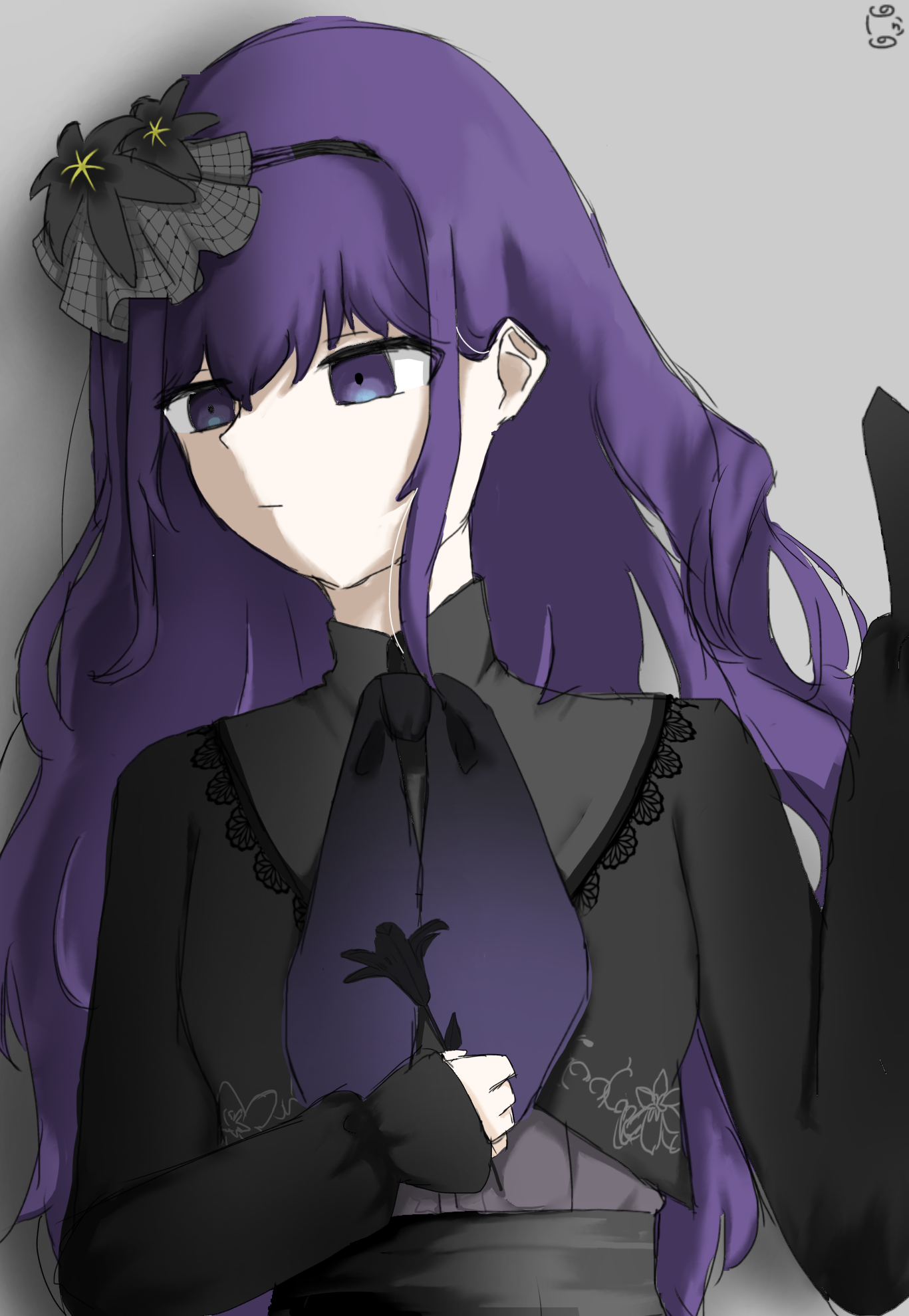 プロセカ　朝比奈まふゆ　黒百合　セット 黒百合まふゆ - ibisPaint