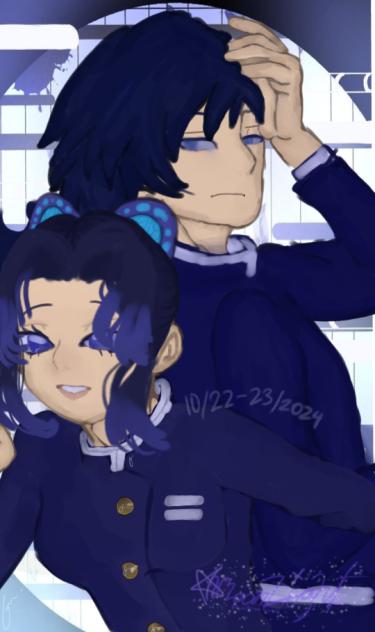 Giyuu and Shinoo😮