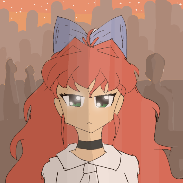 A girl in a City