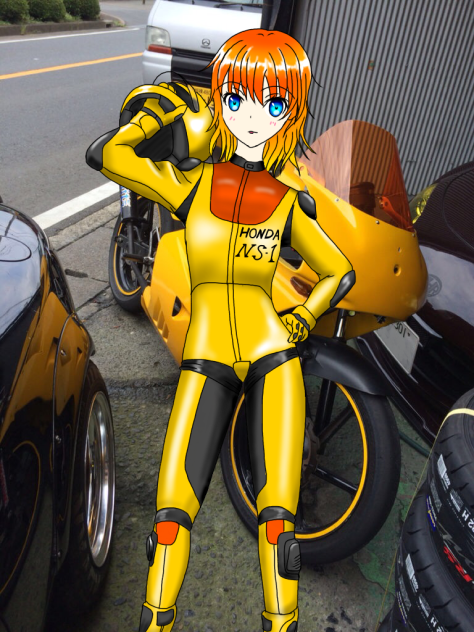 俺のバイクの擬人化