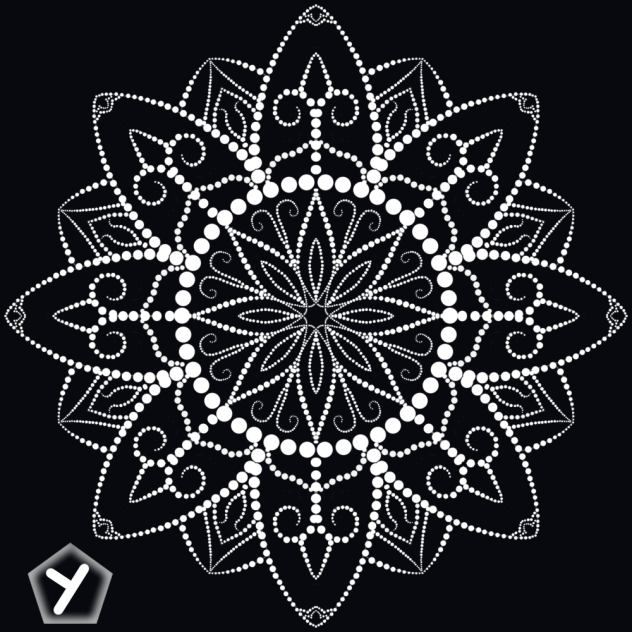 点描曼荼羅アート