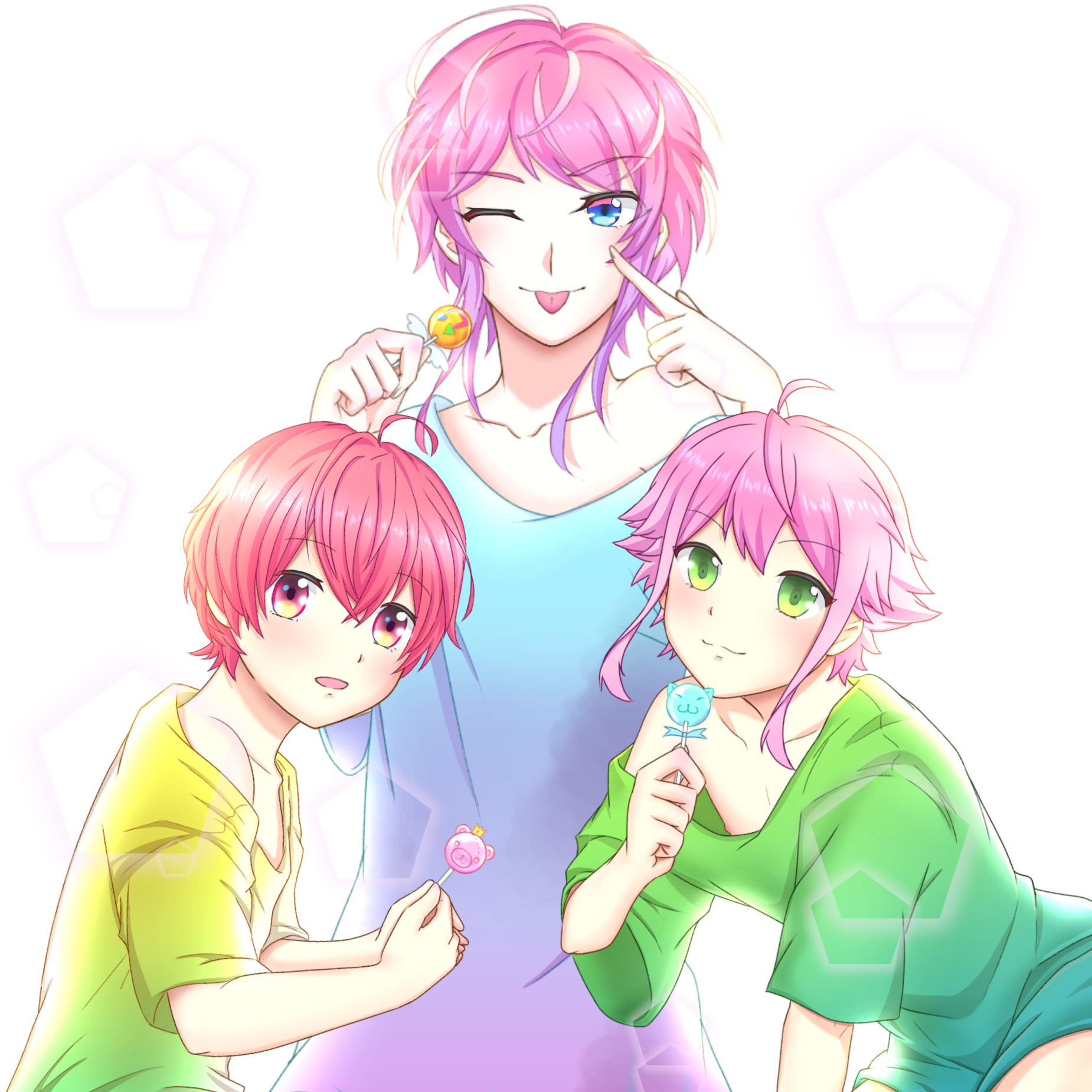 飴村乱数 姫宮桃李 ヒナタ Ibispaint