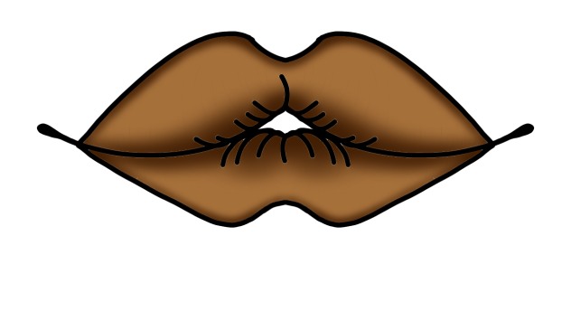 How to draw lips
