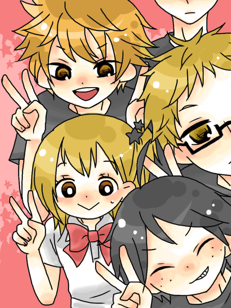 プリクラ風烏野1年ズ