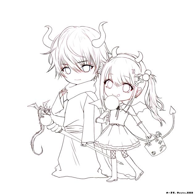 🎃👻🍭2025(lineart)