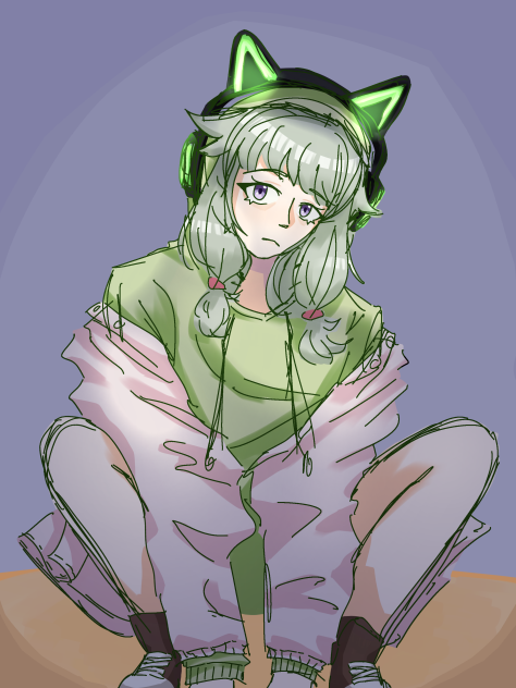 gamer girl - nene kusanagi pjsk fanart