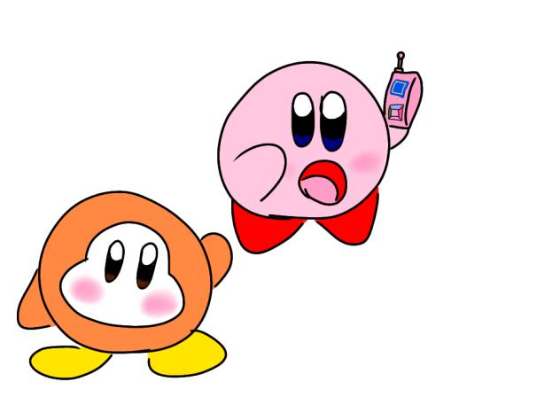 カービィとワドルディ