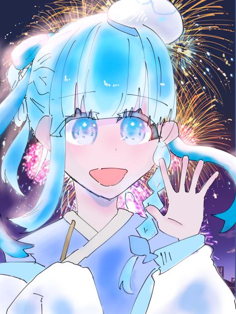 綺麗な色の中に