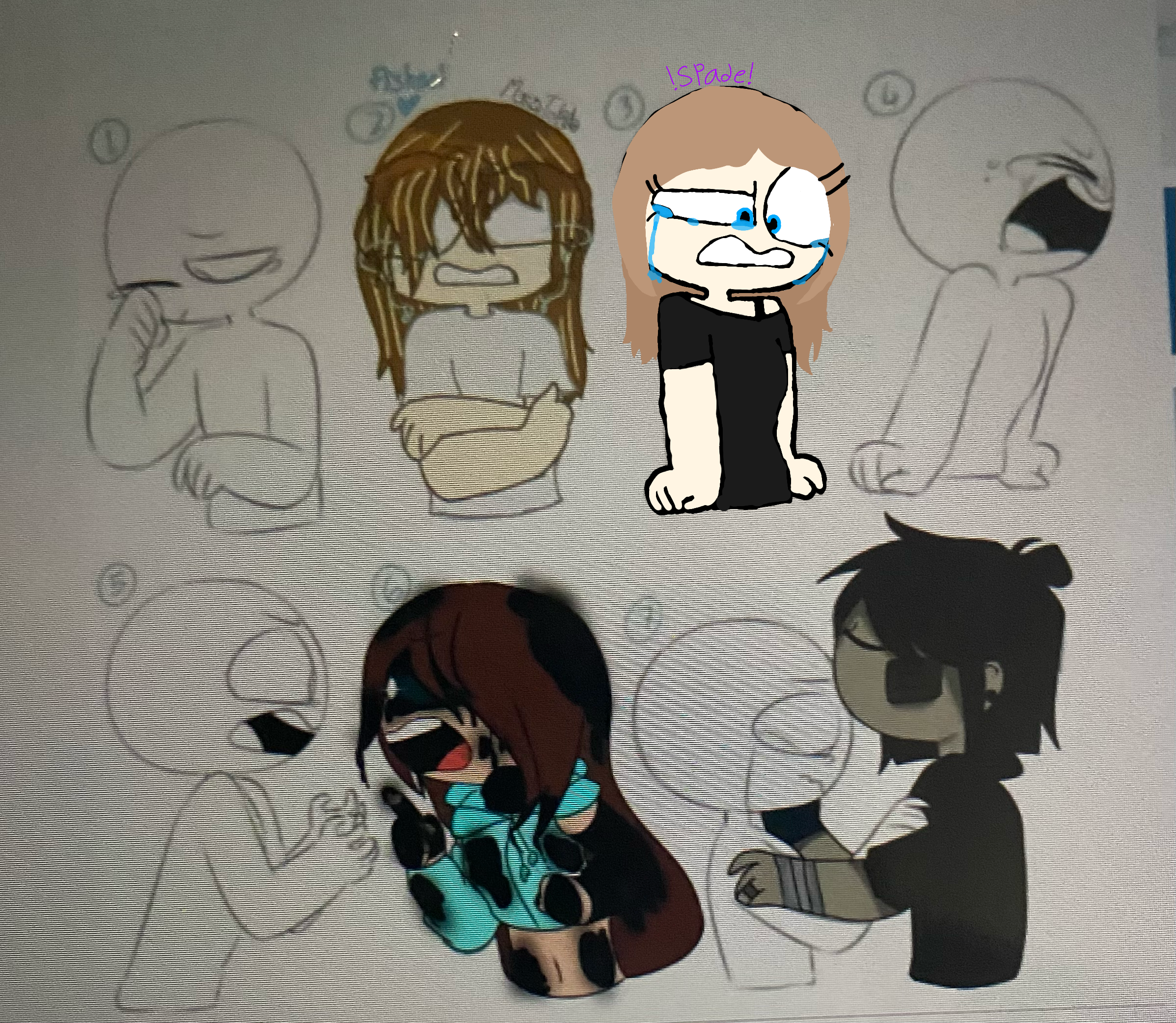 Crying collab - ibisPaint